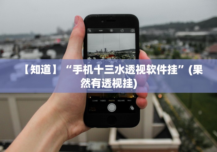 【知道】“手机十三水透视软件挂”(果然有透视挂)