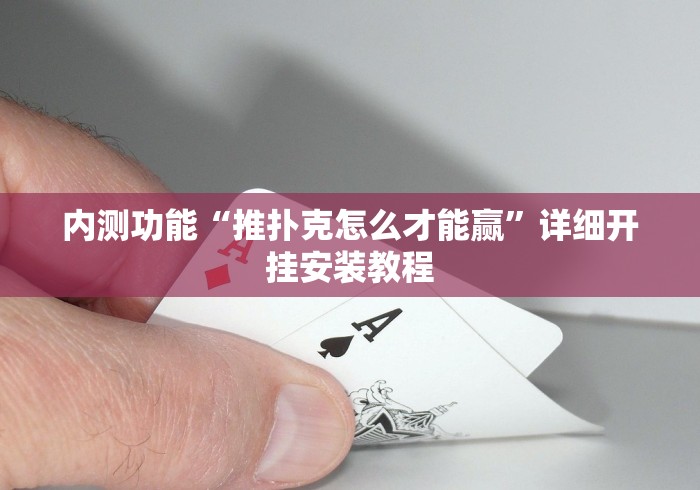 内测功能“推扑克怎么才能赢”详细开挂安装教程