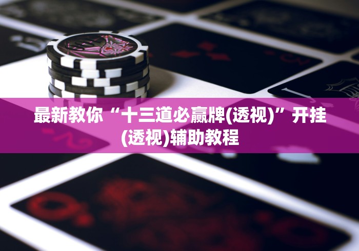 最新教你“十三道必赢牌(透视)”开挂(透视)辅助教程