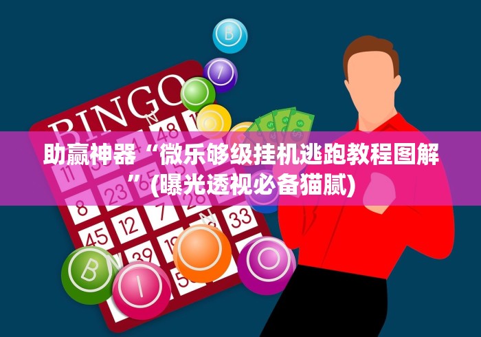 助赢神器“微乐够级挂机逃跑教程图解”(曝光透视必备猫腻)