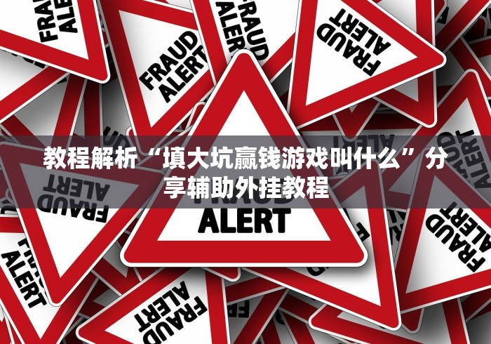 教程解析“填大坑赢钱游戏叫什么”分享辅助外挂教程
