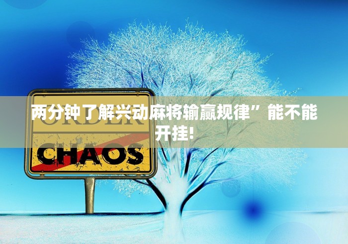 两分钟了解兴动麻将输赢规律”能不能开挂!