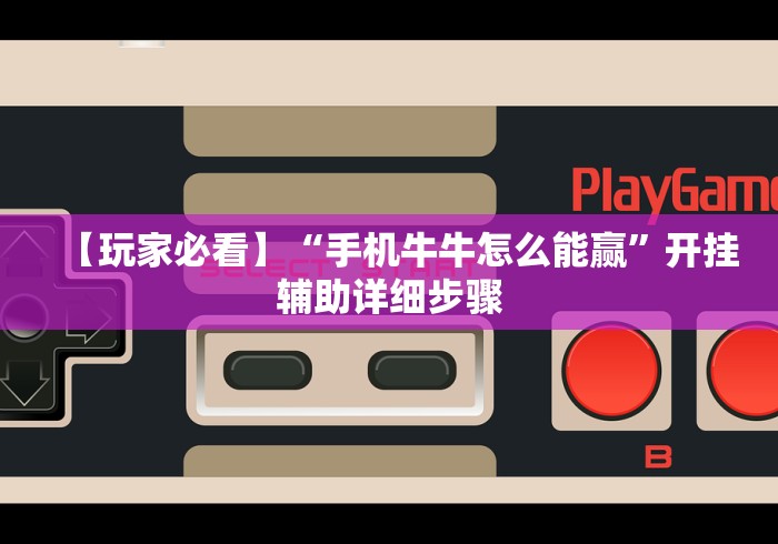 【玩家必看】“手机牛牛怎么能赢”开挂辅助详细步骤