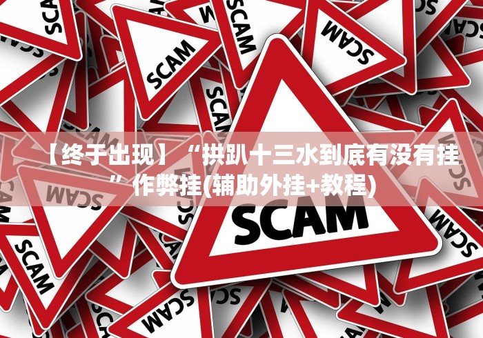 【终于出现】“拱趴十三水到底有没有挂”作弊挂(辅助外挂+教程)