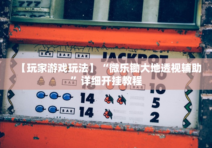 【玩家游戏玩法】“微乐锄大地透视辅助	”详细开挂教程