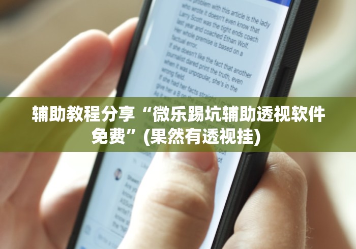 辅助教程分享“微乐踢坑辅助透视软件免费”(果然有透视挂) 