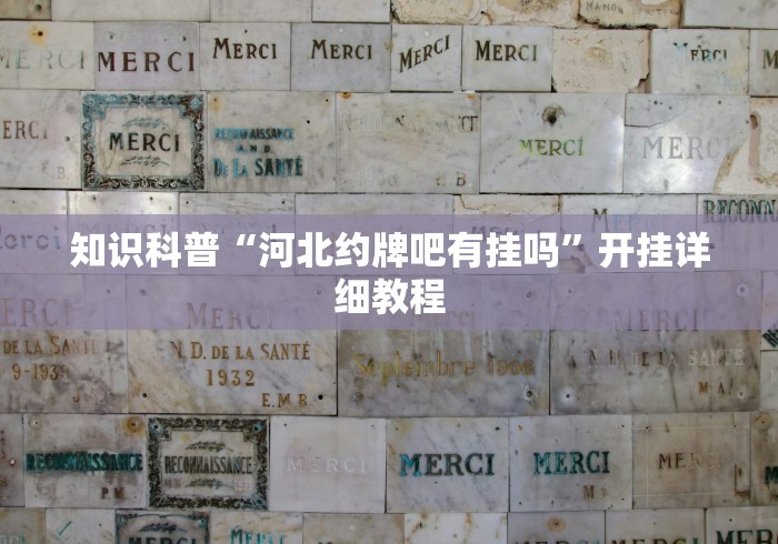 知识科普“河北约牌吧有挂吗”开挂详细教程