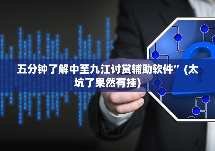五分钟了解中至九江讨赏辅助软件”(太坑了果然有挂)