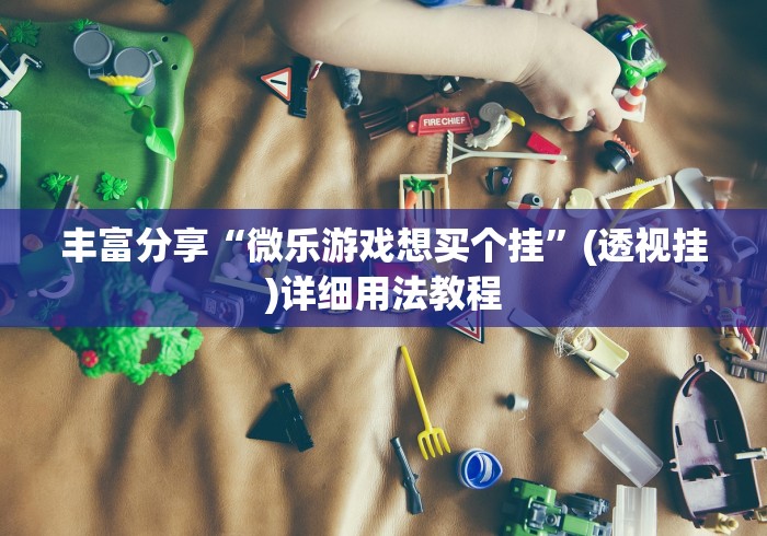 丰富分享“微乐游戏想买个挂”(透视挂)详细用法教程