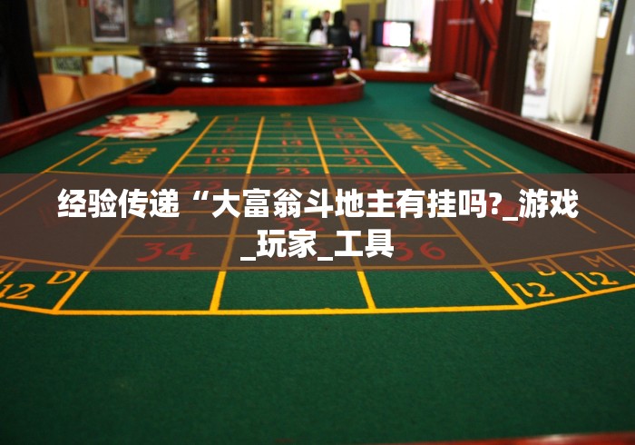 经验传递“大富翁斗地主有挂吗?_游戏_玩家_工具