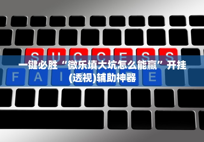 一键必胜“微乐填大坑怎么能赢	”开挂(透视)辅助神器