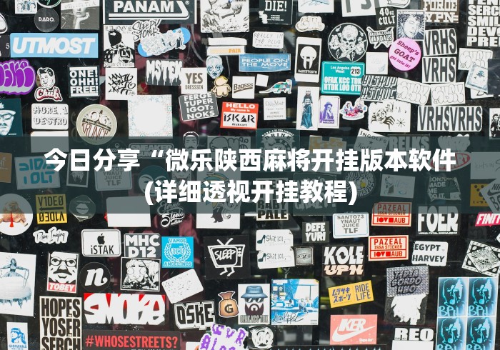 今日分享“微乐陕西麻将开挂版本软件(详细透视开挂教程) 今日分享“微乐陕西麻将开挂版本软件(详细透视开挂教程)