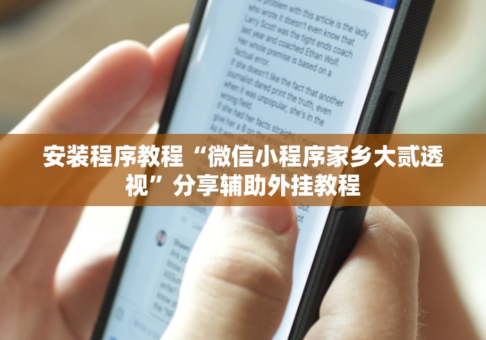 安装程序教程“微信小程序家乡大贰透视	”分享辅助外挂教程