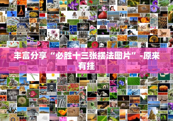 丰富分享“必胜十三张摆法图片”-原来有挂