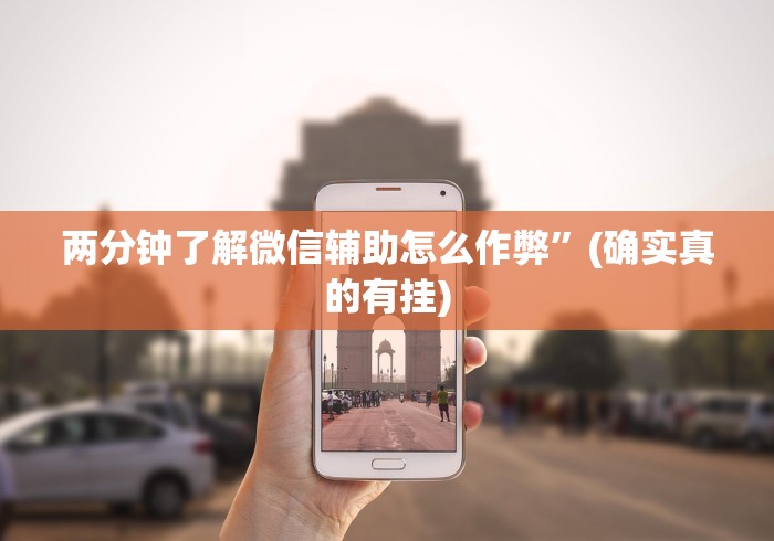 两分钟了解微信辅助怎么作弊”(确实真的有挂)
