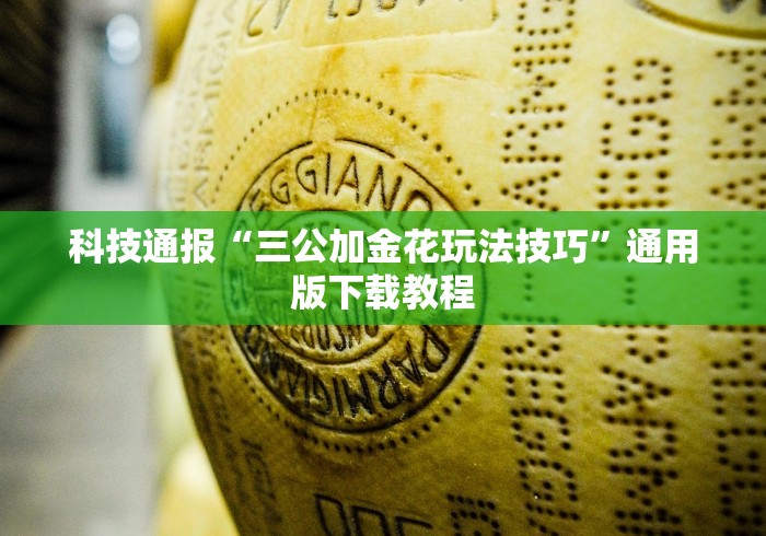 科技通报“三公加金花玩法技巧”通用版下载教程