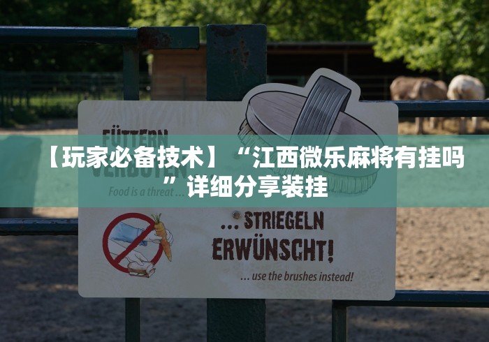 【玩家必备技术】“江西微乐麻将有挂吗	”详细分享装挂