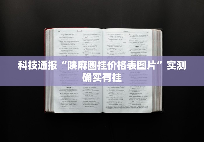 科技通报“陕麻圈挂价格表图片	”实测确实有挂